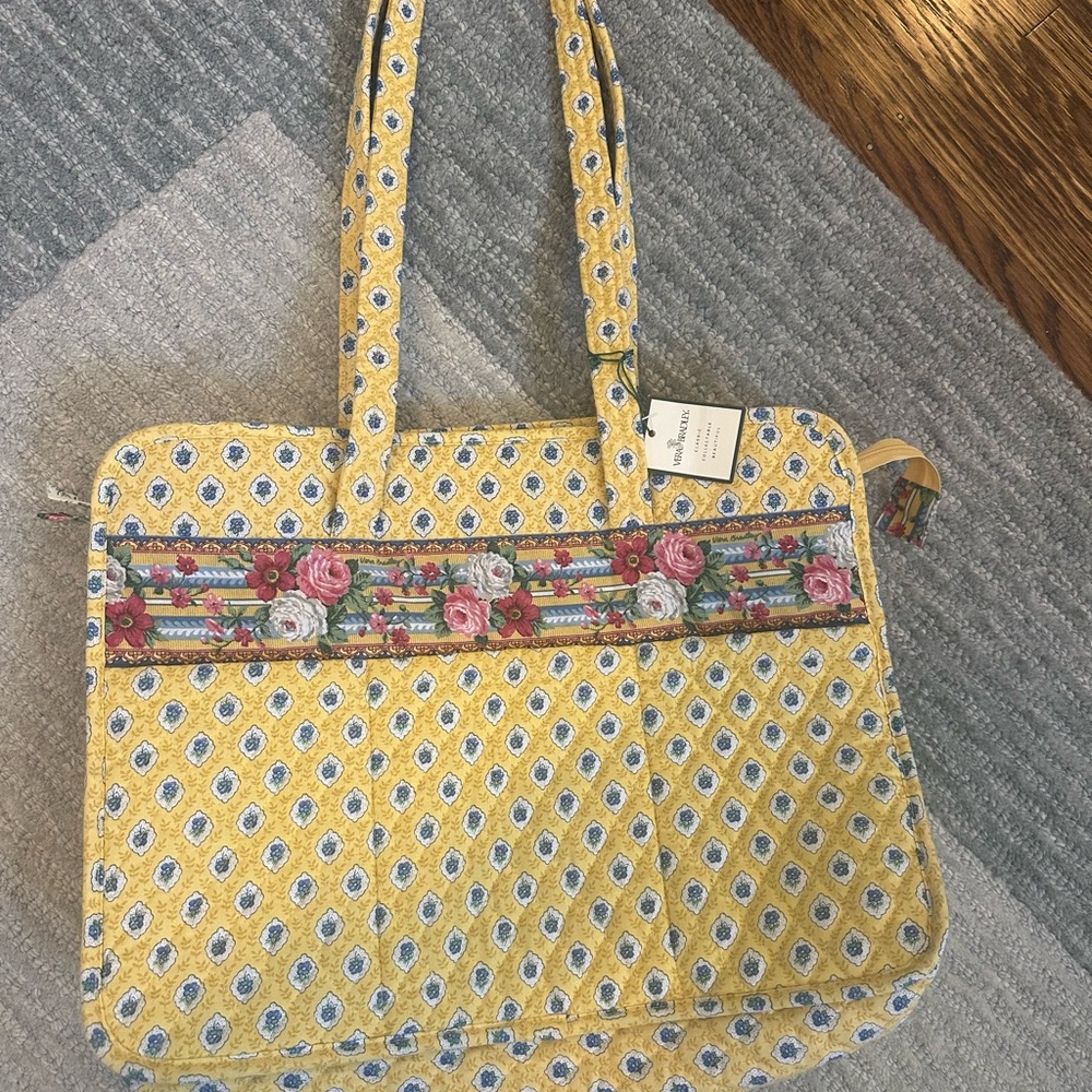 Vera Bradley Yellow retired Elizabeth Pattern diaper bag
